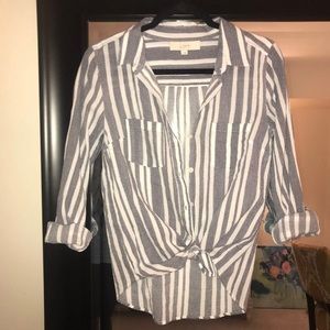 LOFT Button Down Top